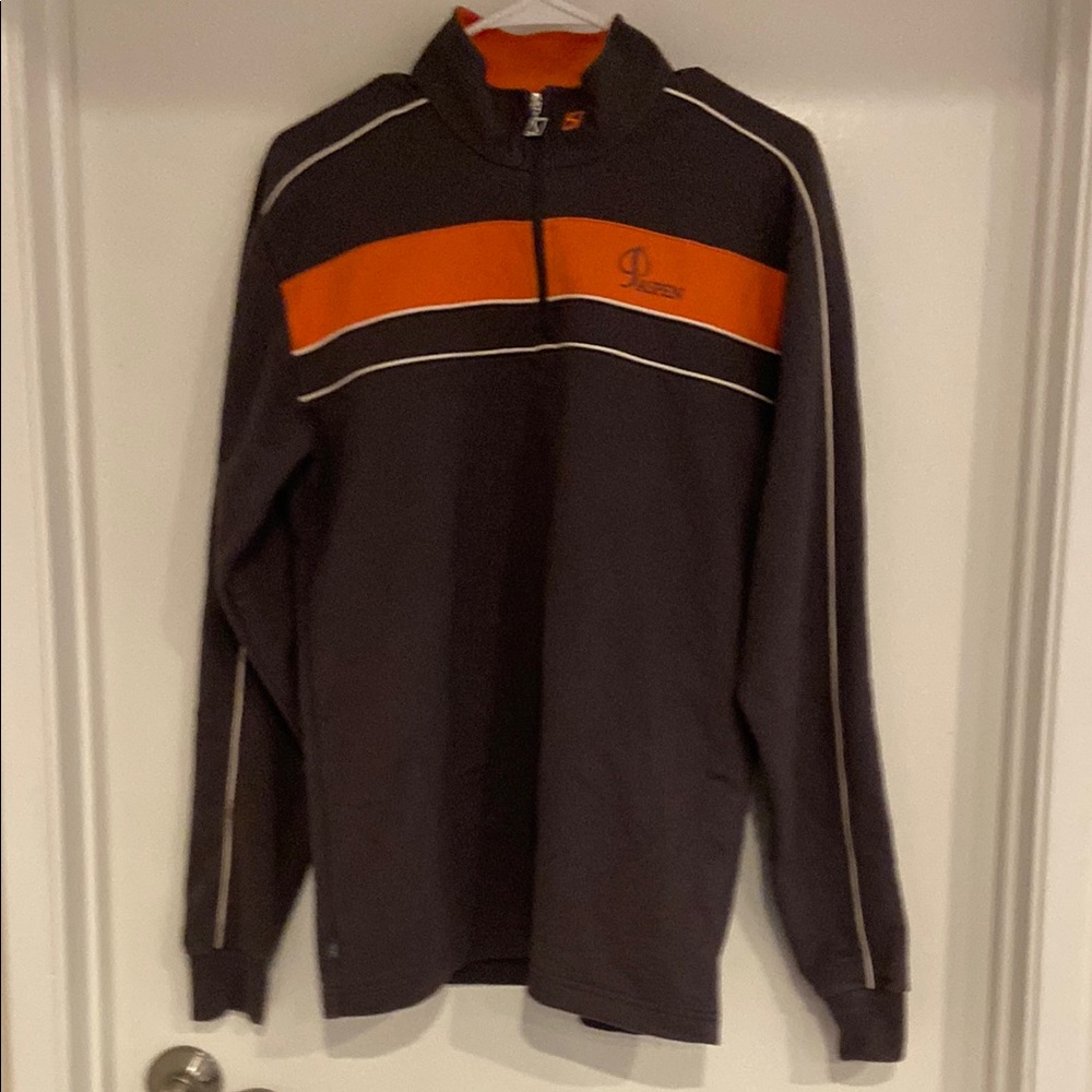 Men's Striped Quarter Zip